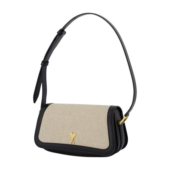 26SS 아미 파리 아미 드 쾨흐 숄더 백 ULL719AW0002 1360 BLANC CREME NOIR - AMI