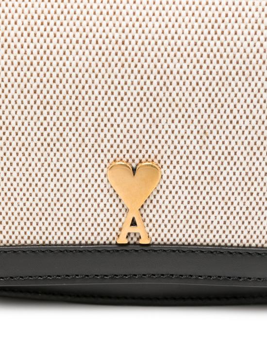 26SS 아미 파리 아미 드 쾨흐 숄더 백 ULL719AW0002 1360 BLANC CREME NOIR - AMI