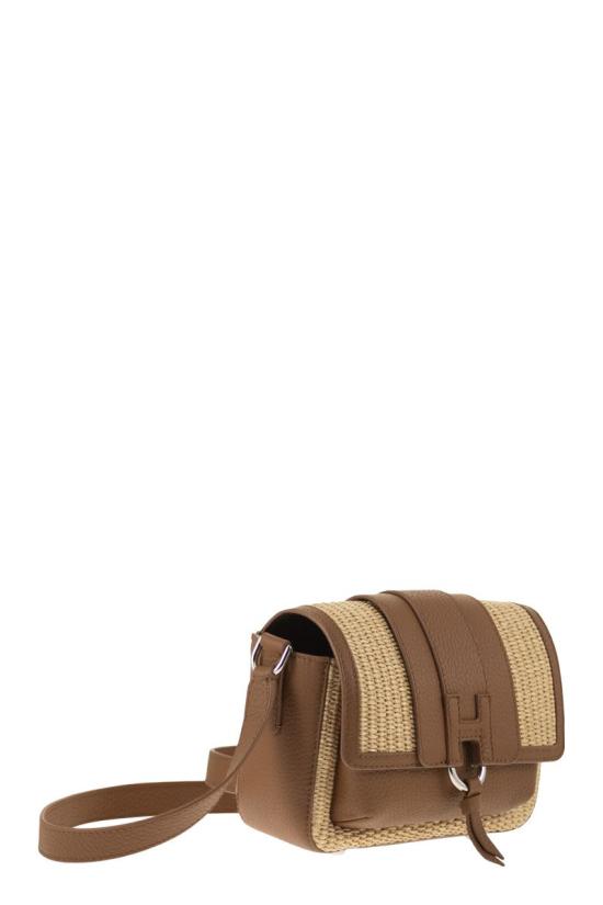 26SS 호간 토트백 KBW01XI1100V13 1J26 C013 CREMA CHIARO S018 COGNAC SCURO - HOGAN