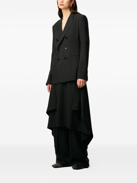25FW 아미 울 더블 브레스트 재킷 FBV006WV0066 020 ANTHRACITE - AMI
