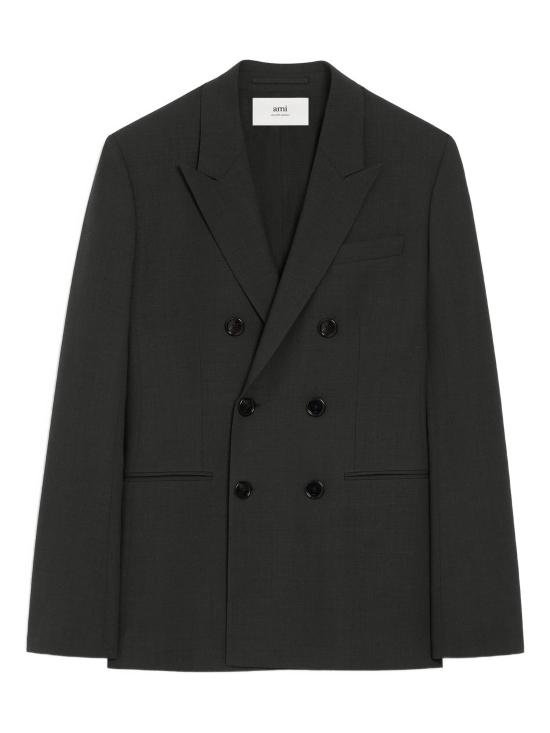 25FW 아미 울 더블 브레스트 재킷 FBV006WV0066 020 ANTHRACITE