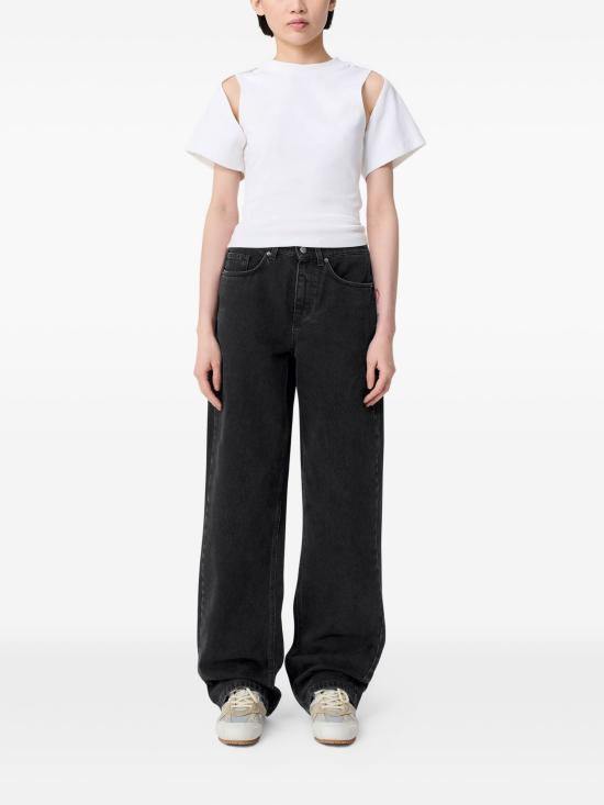 25FW 악셀 아리가토 스트레이트 팬츠 A3552001 WASHED WASHED BLACK - AXEL ARIGATO