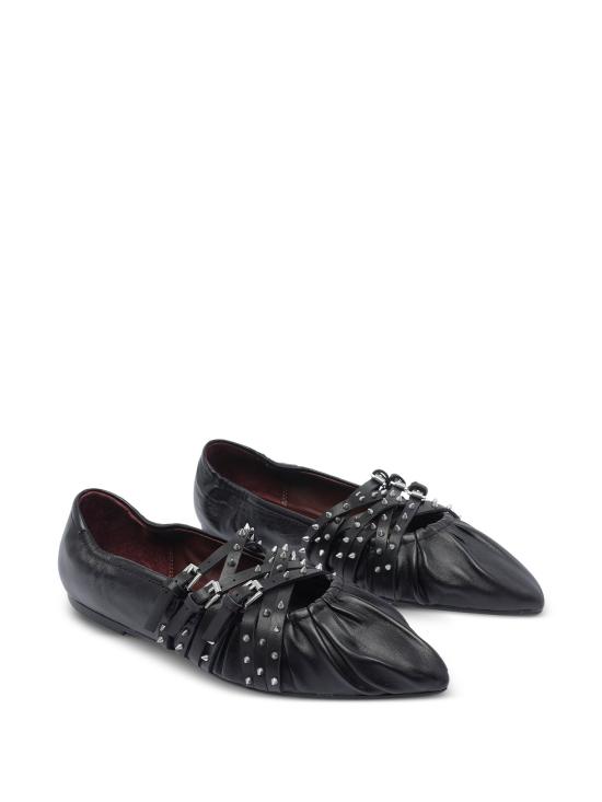 25FW 아쉬 플랫 슈즈 F25BRENDAH03 BB BLACK BLACK - ASH