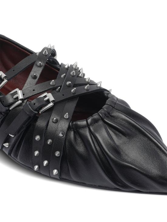 25FW 아쉬 플랫 슈즈 F25BRENDAH03 BB BLACK BLACK - ASH