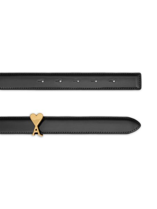 25FW 아미 레귤러 벨트 UBL209AL0139 001 NOIR LAITON VIBRE - AMI