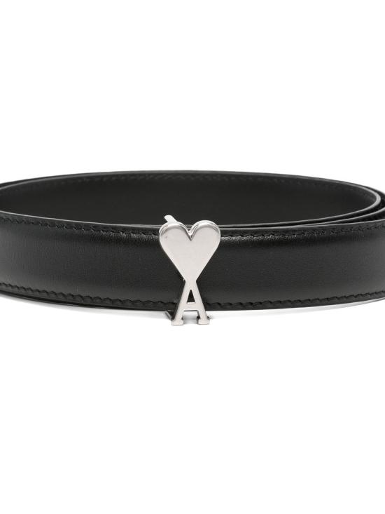 25FW 아미 레귤러 벨트 UBL209AL0139 001 NOIR LAITON VIBRE - AMI