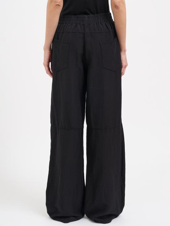 26SS 안드레아 야코브 스트레이트 팬츠 N26WSFT79COTTONLINEN09 BLACK - ANDREA YA'AQOV