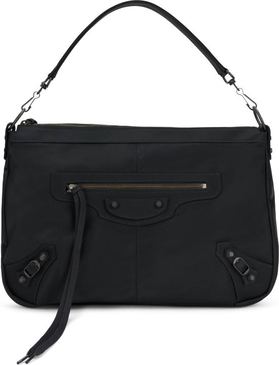 26SS 발렌시아가 르 시티 모토 미디움 8461862AB9J1000 black - BALENCIAGA