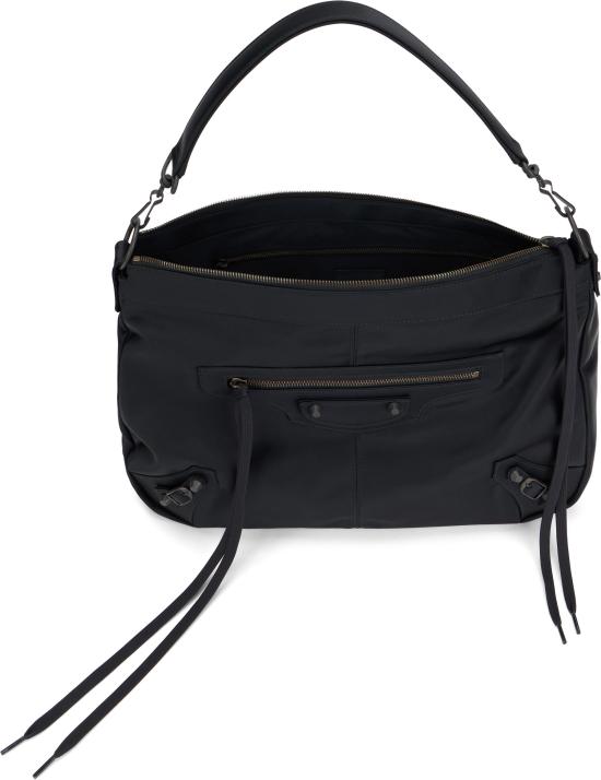 26SS 발렌시아가 르 시티 모토 미디움 8461862AB9J1000 black - BALENCIAGA