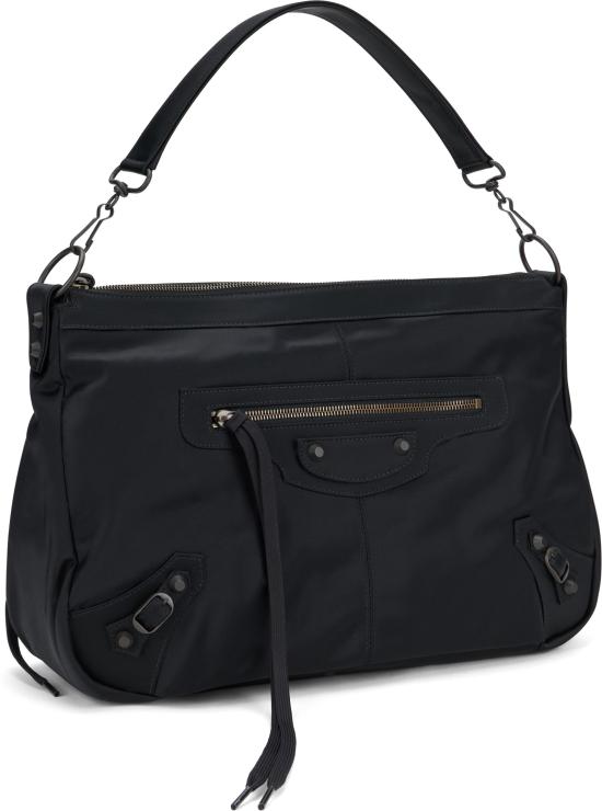 26SS 발렌시아가 르 시티 모토 미디움 8461862AB9J1000 black - BALENCIAGA