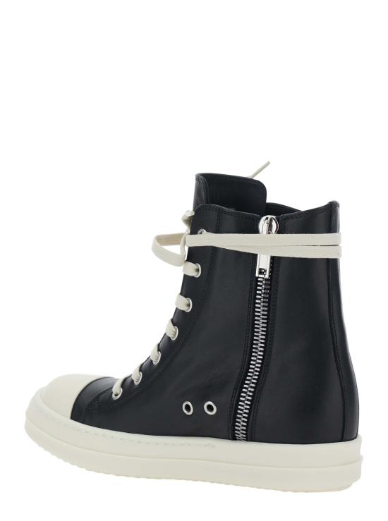 26FW 릭 오웬스 콘코디언 레더 하이탑 스니커즈 RP02F5890LCO911 Black - RICK OWENS