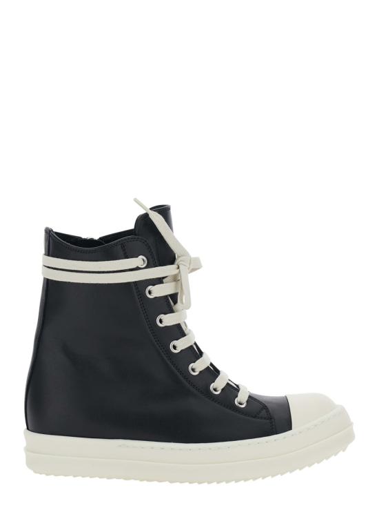 26FW 릭 오웬스 콘코디언 레더 하이탑 스니커즈 RP02F5890LCO911 Black