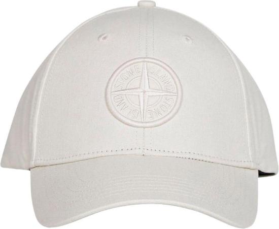 26SS 스톤 아일랜드 코튼 랩스 컴퍼스 자수 베이스볼 캡 L1S159100013S0248V0093 WHITE