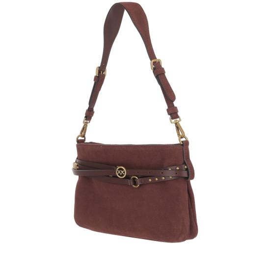 26SS 핑코 숄더백 106177A0F6R49Q Brown - PINKO