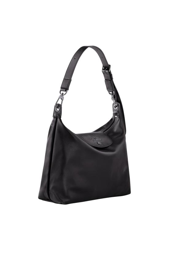 26FW 롱샴 르 플리아쥬 엑스트라 M 호보백 10189987 001 Nero - LONGCHAMP