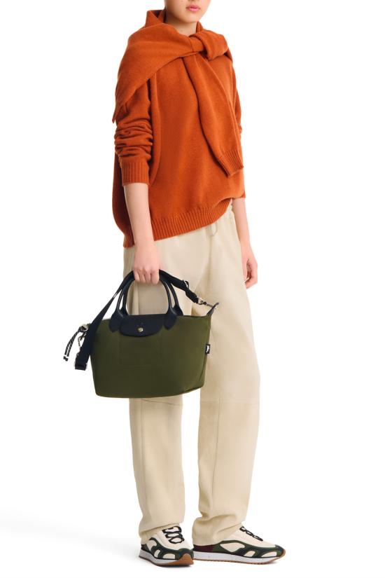 26FW 롱샴 르 플리아쥬 에너지 S 탑 핸들백 L1512HSR 892 Kaki - LONGCHAMP