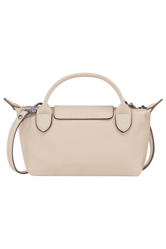 26FW 롱샴 르 플리아쥬 엑스트라 XS 레더 파우치 34205987 555 Carta - LONGCHAMP