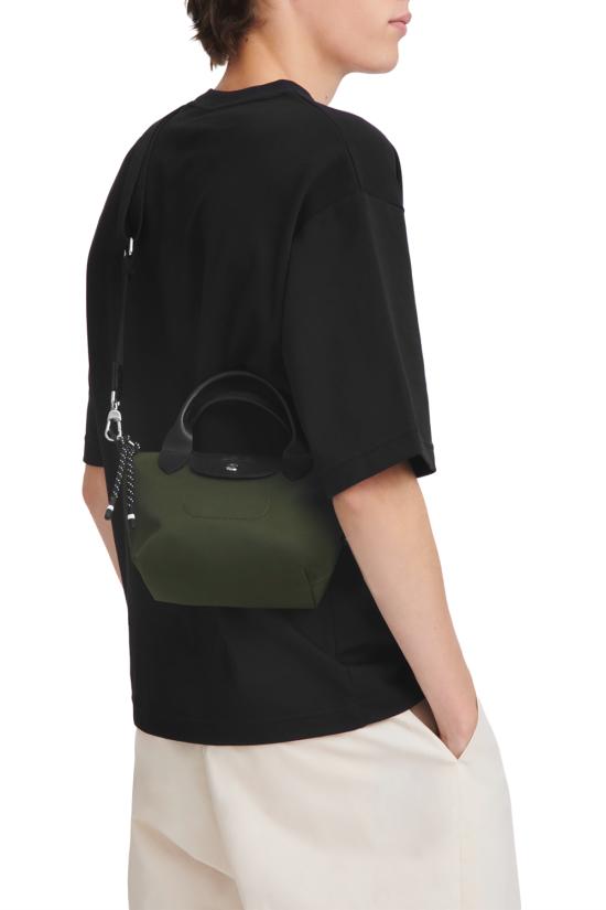 26FW 롱샴 르 플리아쥬 에너지 탑 핸들백 XS L1500HSR 892 Kaki - LONGCHAMP