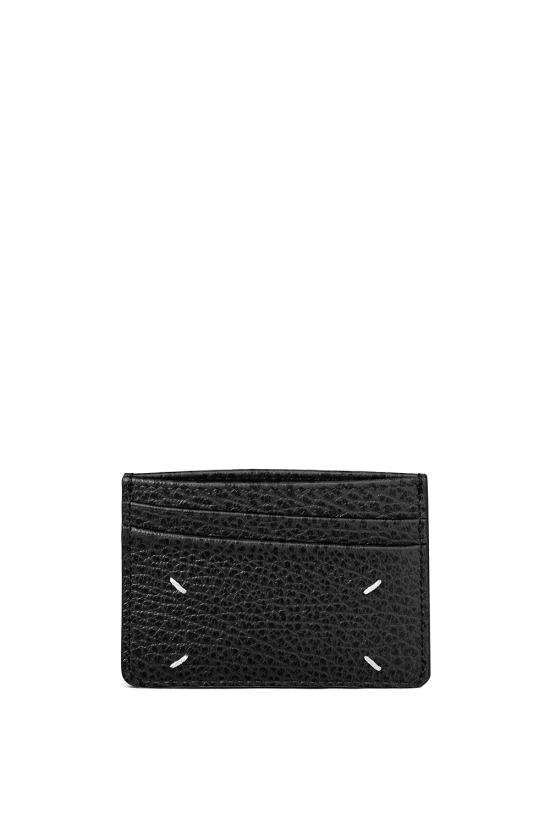 26FW 마르지엘라 4스티치 카드 홀더 SA1VX0006P4455 T8013 BLACK - MAISON MARGIELA