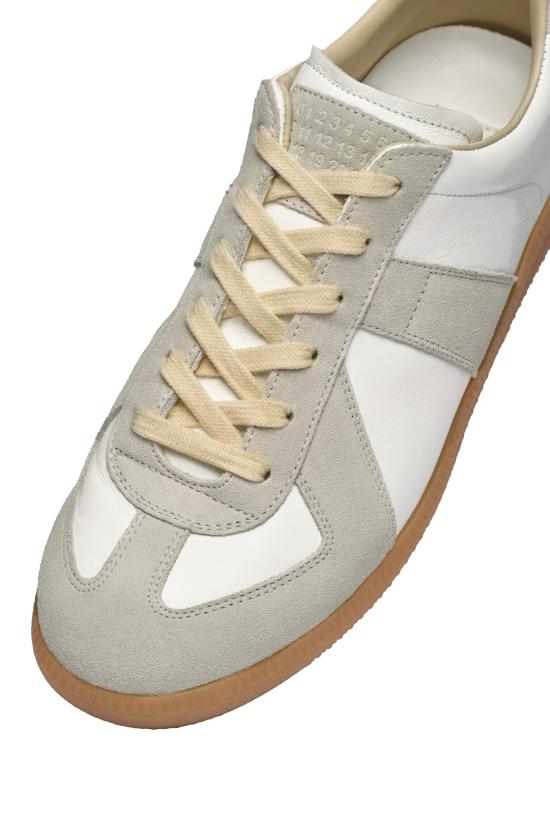 26FW 마르지엘라 카프스킨 레플리카 스니커즈 S58WS0109P1895 T1016 Dirty white - MAISON MARGIELA