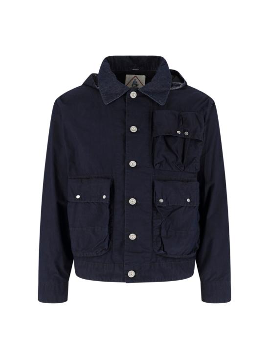 26SS 씨피 컴퍼니 고글 로고 50 FILI 인디고 밀리터리 자켓 20CMOW164A 110288W 883 INSIGNIA BLUE DOM