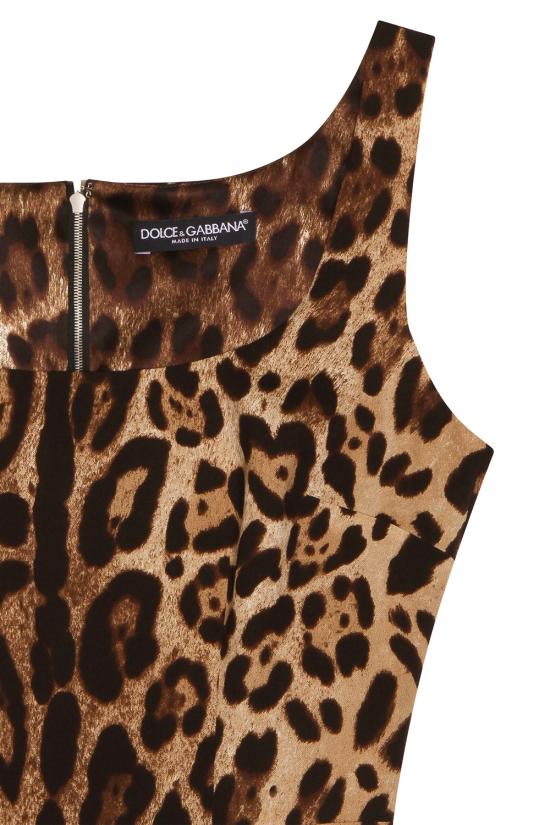 26FW 돌체앤가바나 미디 원피스 F6F4ZTGDCLX HY13M LEO NEW - DOLCE & GABBANA