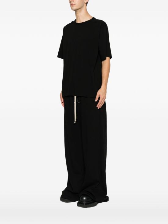 26FW 릭 오웬스 반팔 티셔츠 RU02F4232JA 09 Black - RICK OWENS