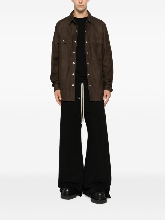 26FW 릭 오웬스 반팔 티셔츠 RU02F4232JA 09 Black - RICK OWENS