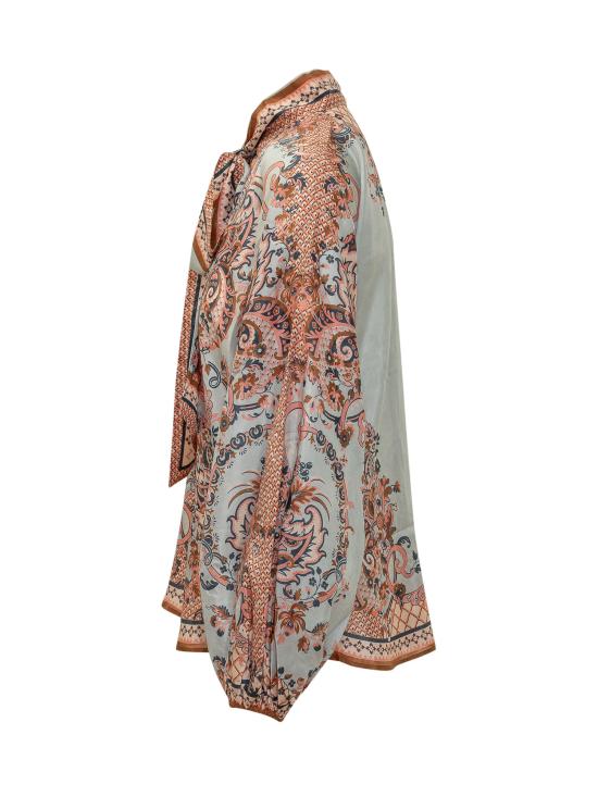 26FW 짐머만 블라우스 4461TSS261 BLUPF BLUE PAISLEY FLORAL - ZIMMERMANN