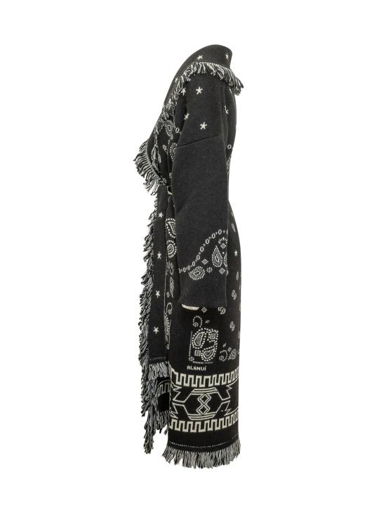 26FW 알라누이 트렌치 코트 LWHQ003E26KNI004 1084 BLACK MULTI - ALANUI