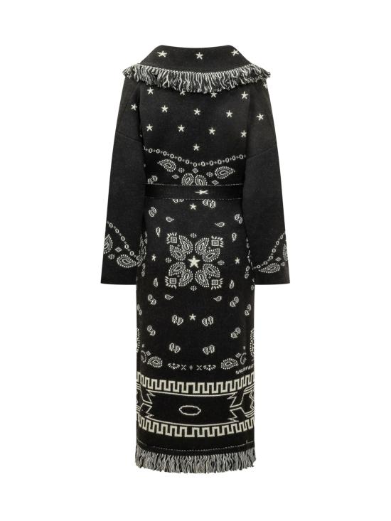 26FW 알라누이 트렌치 코트 LWHQ003E26KNI004 1084 BLACK MULTI - ALANUI
