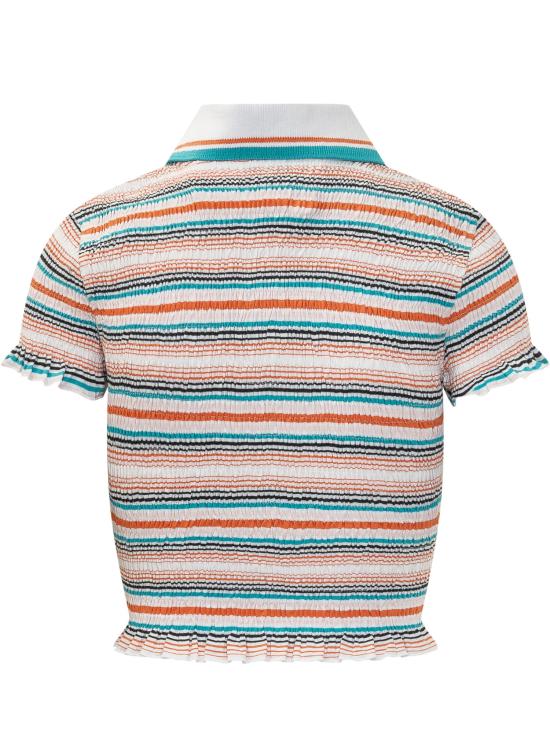 26FW 카사블랑카 폴로 티셔츠 WPF26JTP215 01 STRIPE - CASABLANCA