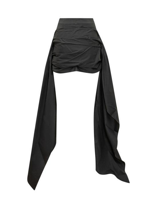 26SS 디 아티코 미디 스커트 260WCR00150CCE002AA 100 BLACK - THE ATTICO