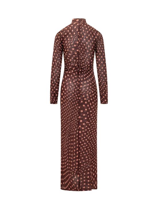 26FW 스텔라 맥카트니 롱 원피스 6J04773SQA75 6107 BURGUNDY PINK - STELLA MCCARTNEY