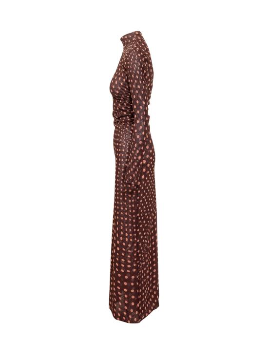 26FW 스텔라 맥카트니 롱 원피스 6J04773SQA75 6107 BURGUNDY PINK - STELLA MCCARTNEY