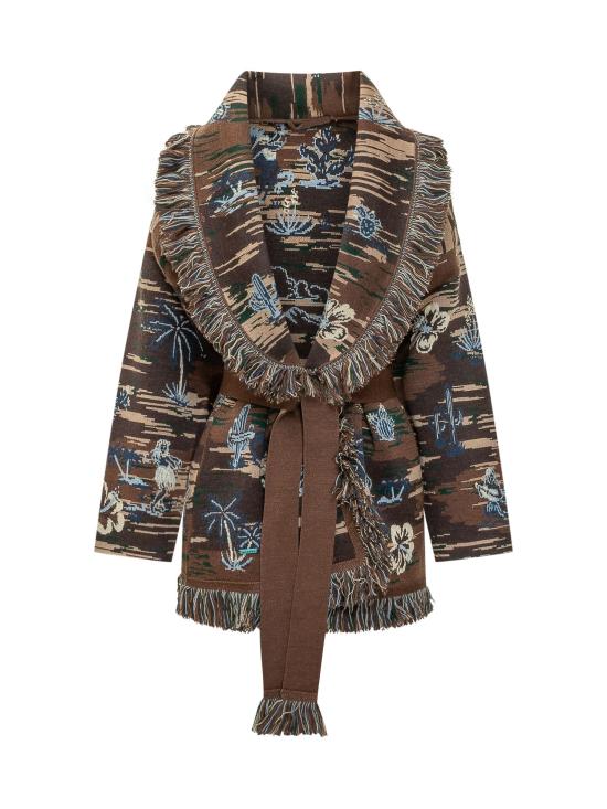26FW 알라누이 가디건 LWHB064E26KNI010 6084 BROWN MULTI