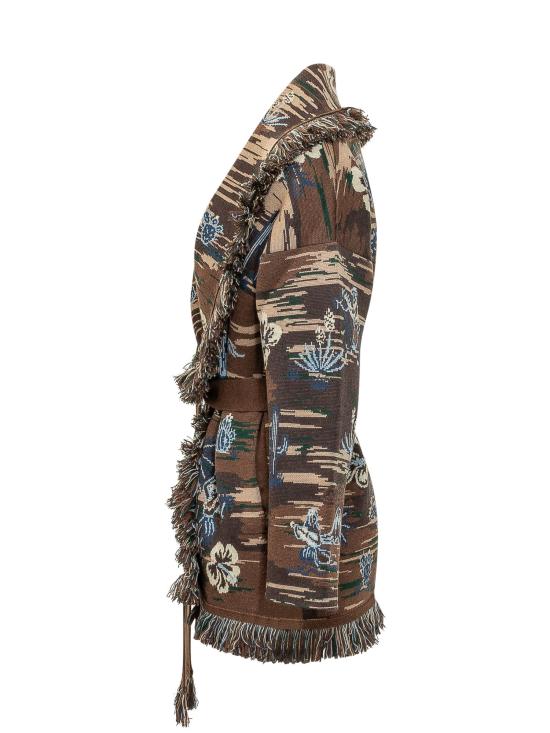 26FW 알라누이 가디건 LWHB064E26KNI010 6084 BROWN MULTI - ALANUI