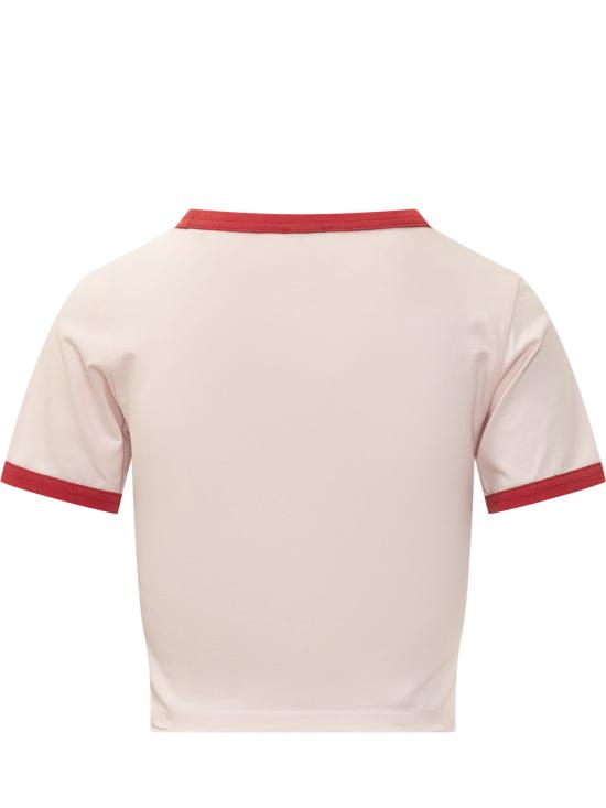 26FW 카사블랑카 반팔 티셔츠 WPF26JTS010 01 PINK PIMA - CASABLANCA