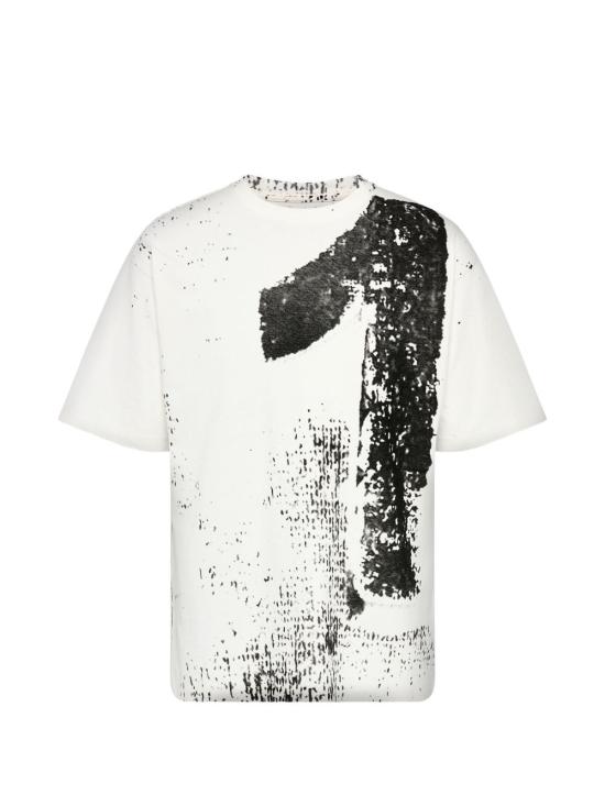 26FW 마르지엘라 반팔 티셔츠 S50GC0741M20222 101 Off white