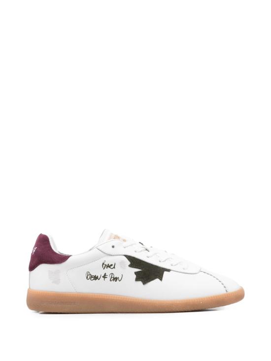 26FW 디스퀘어드2 스니커즈 SNM046818908285 M4018 Bianco bordeaux militare