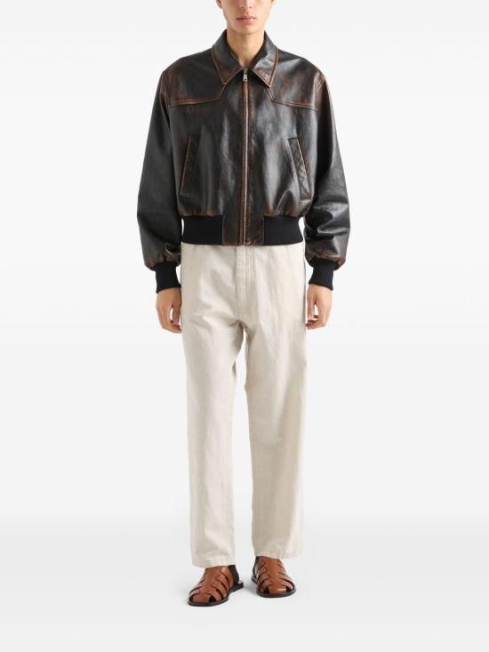 25SS 프라다 스트레이트 팬츠 GEP403SOOO14J2 F0ABR Beige - PRADA