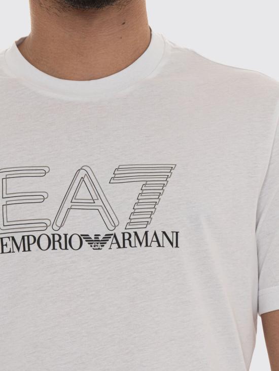 26SS 엠포리오 아르마니 반팔 티셔츠 7M001307AF10375 U0002 White - EMPORIO ARMANI