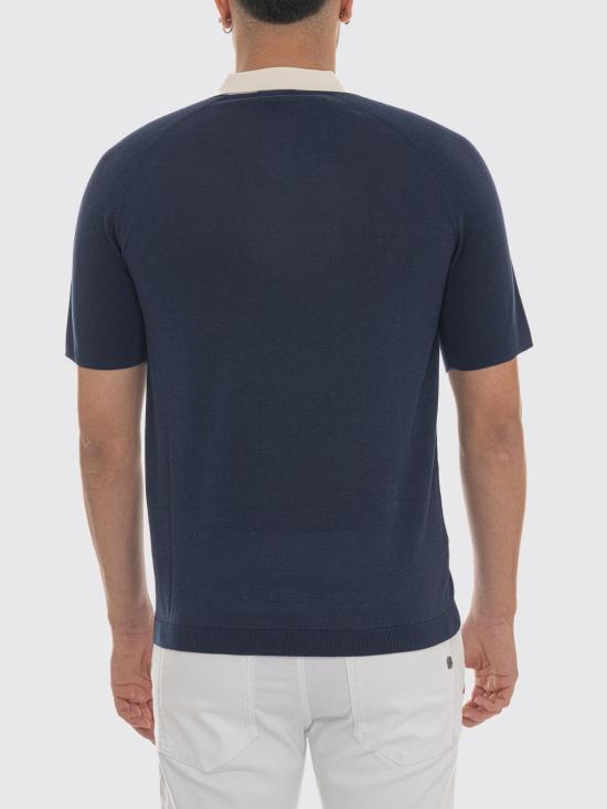 26SS 엠포리오 아르마니 폴로 티셔츠 EM004622AF25247 UB130 Blue - EMPORIO ARMANI