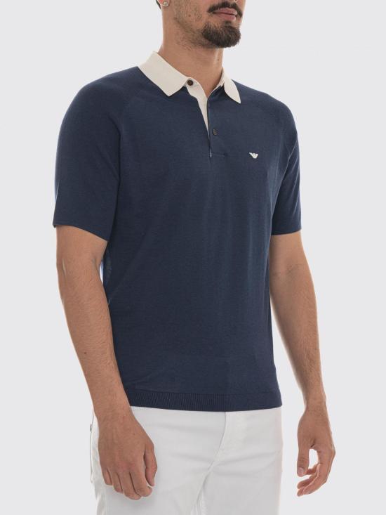 26SS 엠포리오 아르마니 폴로 티셔츠 EM004622AF25247 UB130 Blue - EMPORIO ARMANI