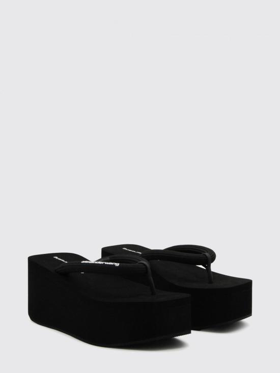 26FW 알렉산더 왕 뮬/슬리퍼 30326S024 001 Black - ALEXANDER WANG