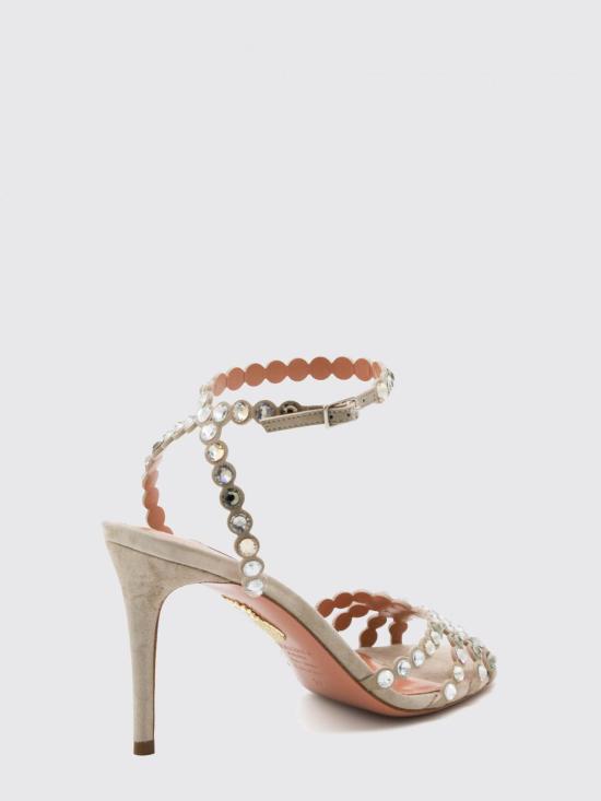 26FW 아쿠아주라 힐/펌프스 TQLMIDS0SUE STN Grey - AQUAZZURA