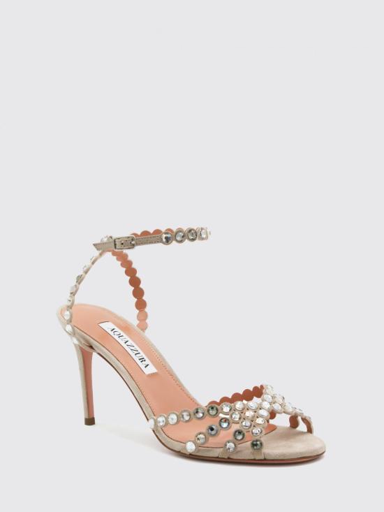 26FW 아쿠아주라 힐/펌프스 TQLMIDS0SUE STN Grey - AQUAZZURA