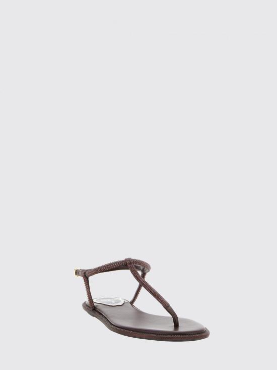 26FW 르네 카오빌라 샌들 C11574010R001 Y432 Brown - RENE CAOVILLA