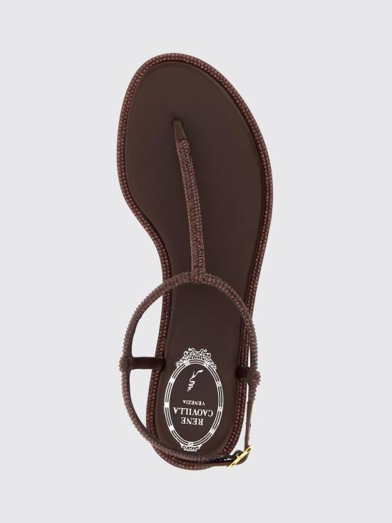 26FW 르네 카오빌라 샌들 C11574010R001 Y432 Brown - RENE CAOVILLA