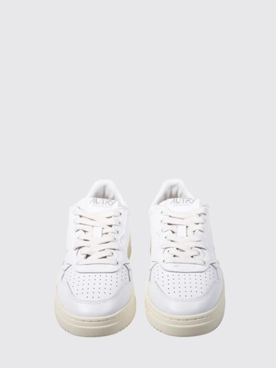 26FW 오트리 메달리스트 로우 레더 스니커즈 AULW LL27 White - AUTRY